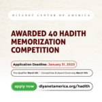 Awarded 40 Hadith Memorization Competition