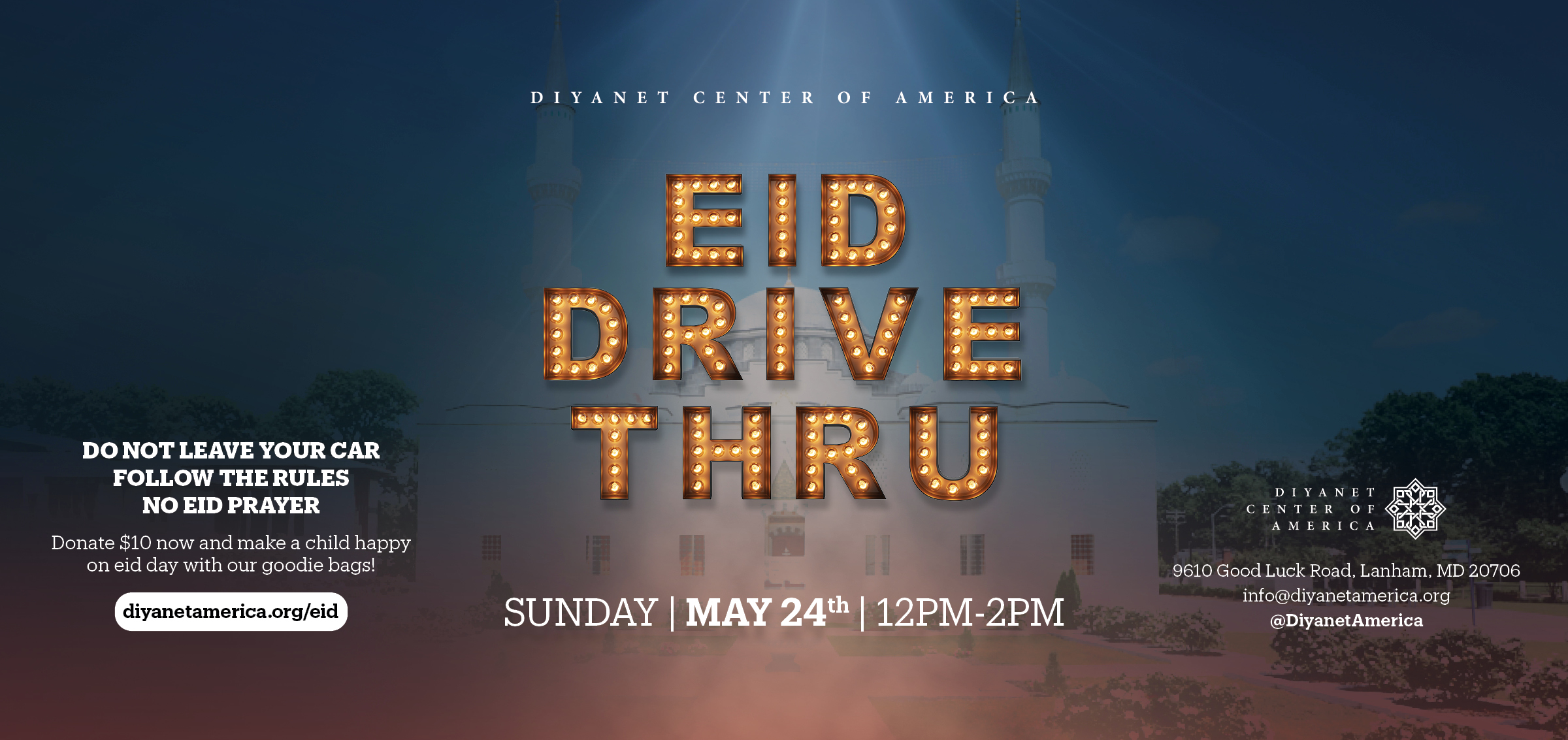Eid al-Fitr Drive-Thru Celebration Event