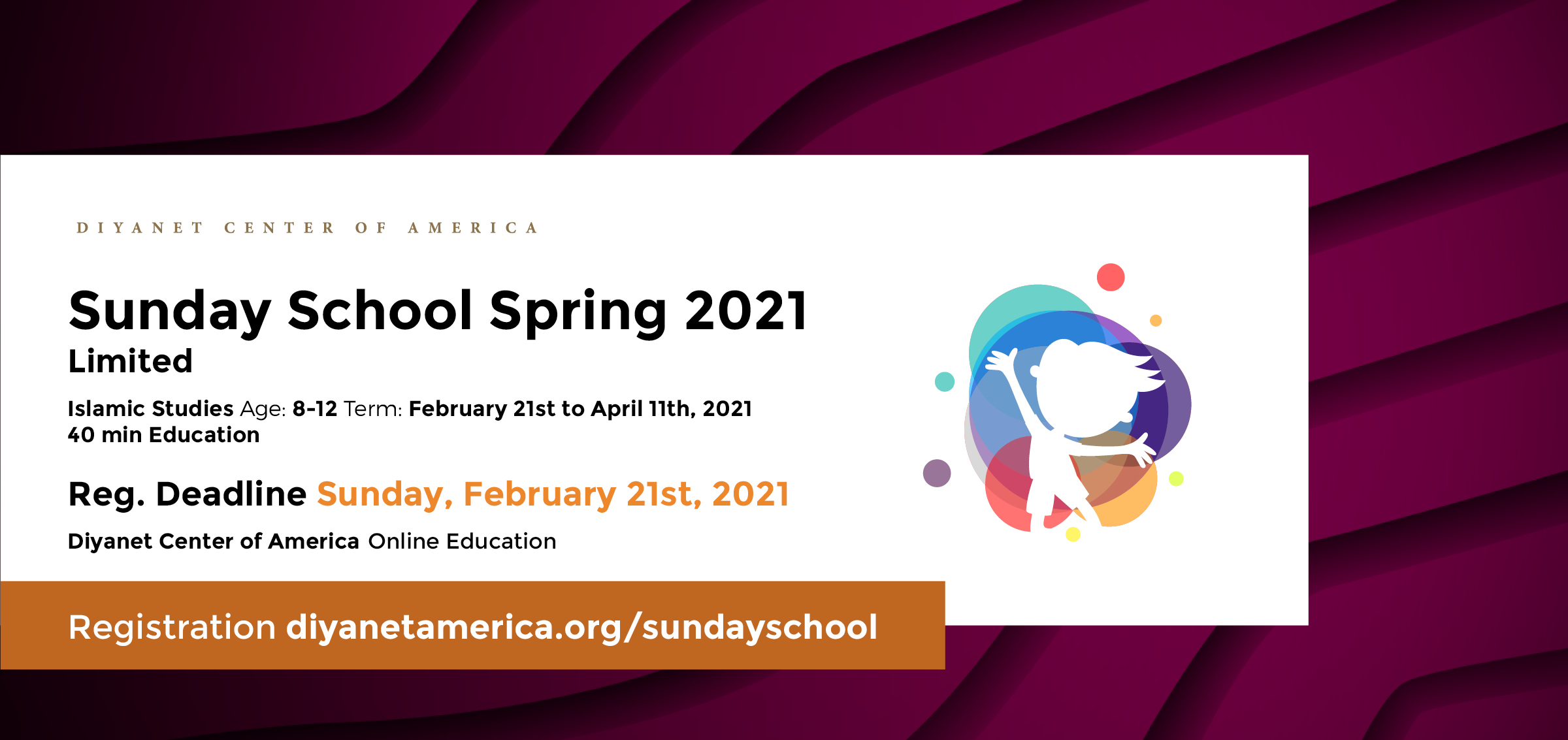 DCA Sunday School Spring Semester 2021 (Limited)