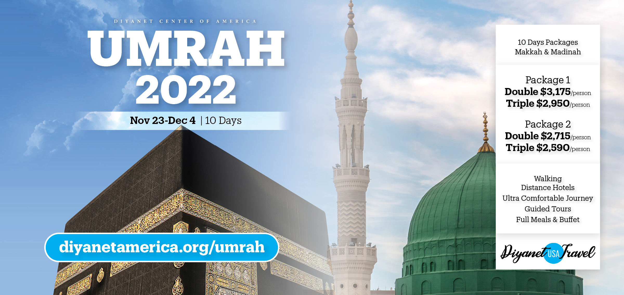 Thanksgiving Break Umrah 2022 | Pre-Registration