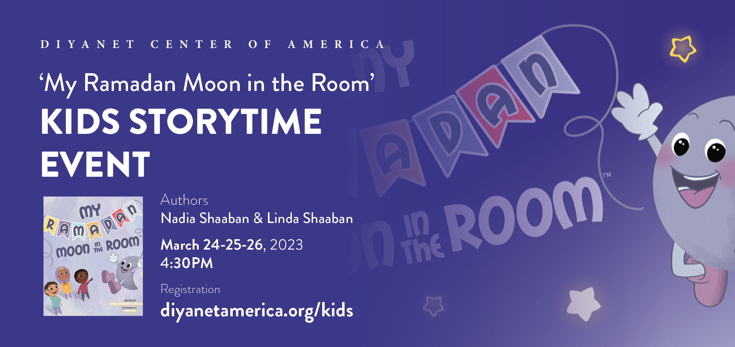 CANCELED - Kids Storytime - 'My Ramadan Moon in the Room'