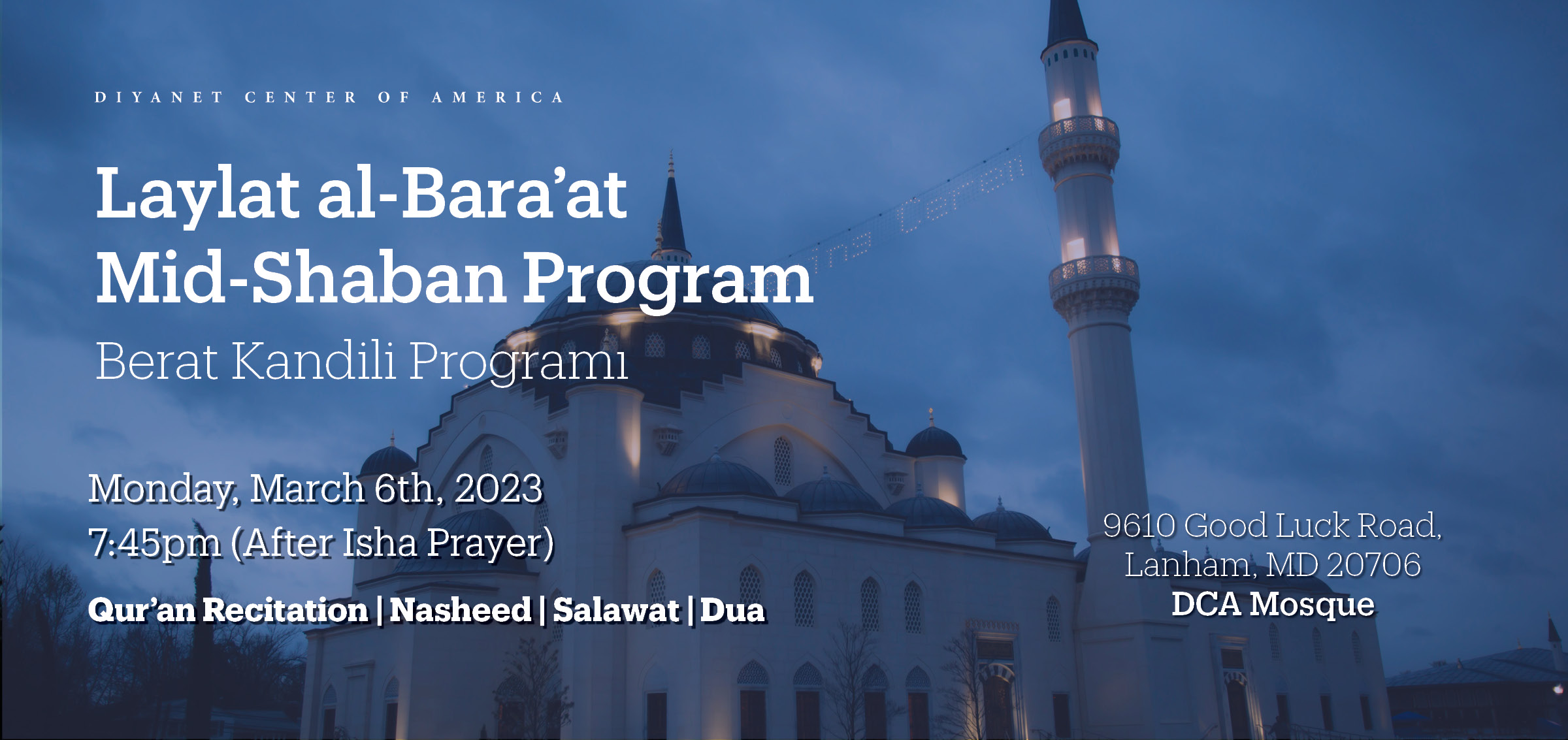 Laylat al-Bara'at | Mid Shaban Program