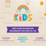 Welcome Ramadan Program for Kids - Ramadan 2024