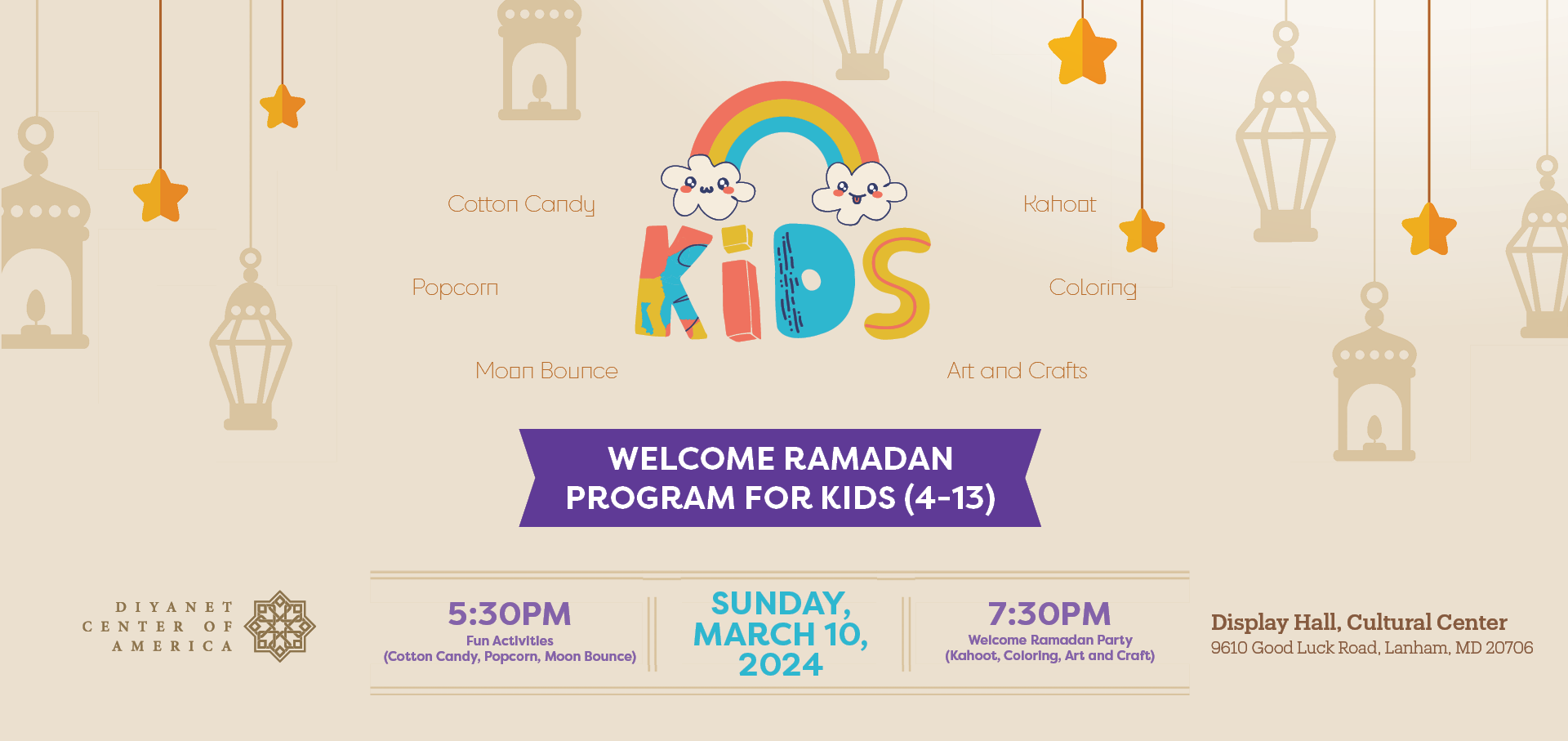 Welcome Ramadan Program for Kids - Ramadan 2024