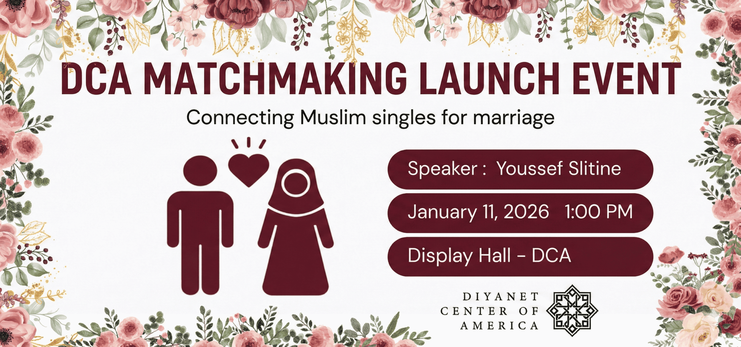 DCA Matchmaking Event Flyer