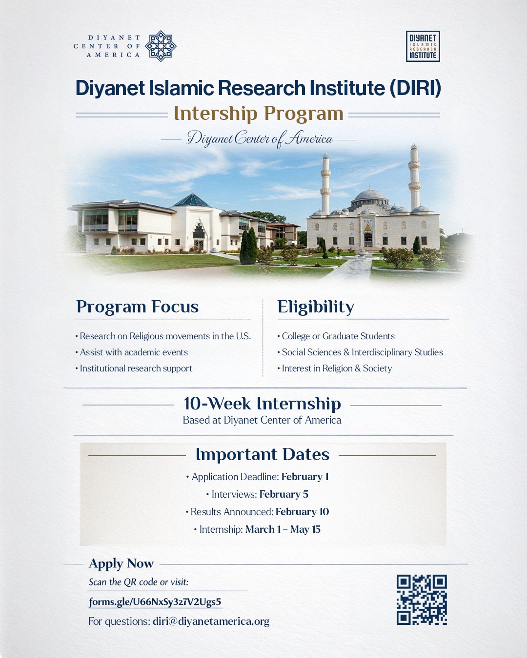 DIRI Internship Program - Mobile Flyer