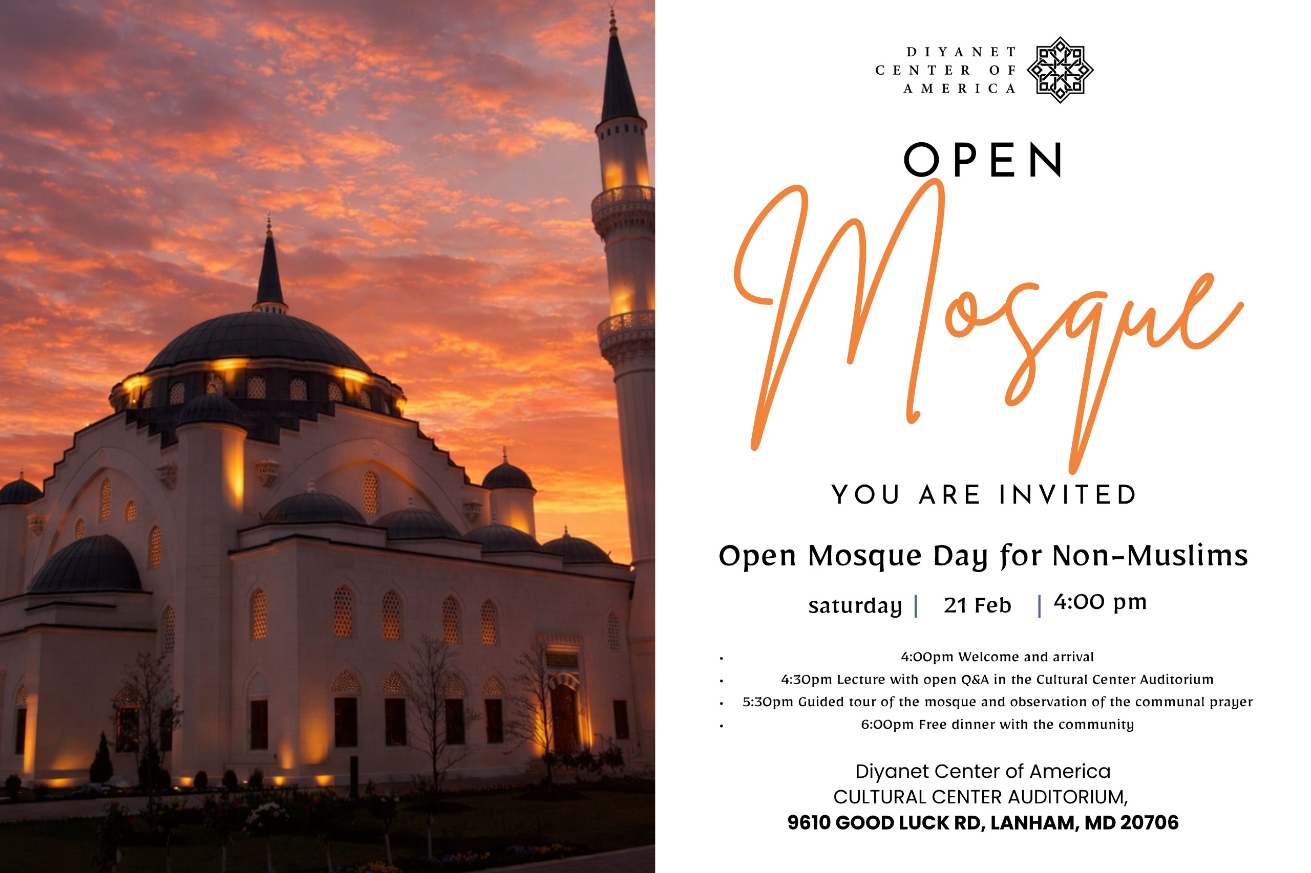 Open Mosque Day Flyer