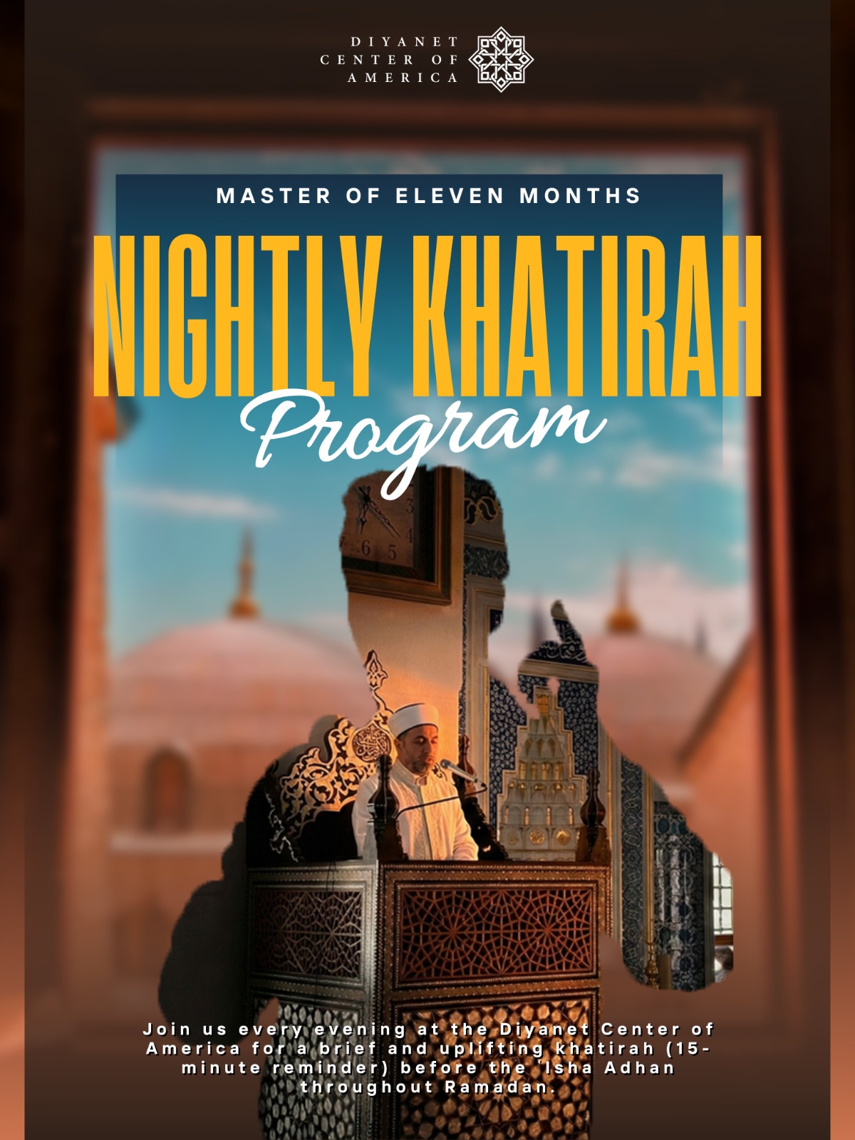 Nightly Khatirah Program Flyer