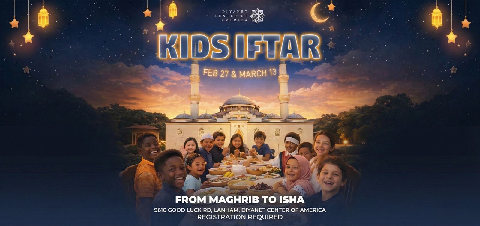 Kids Iftar Event Flyer