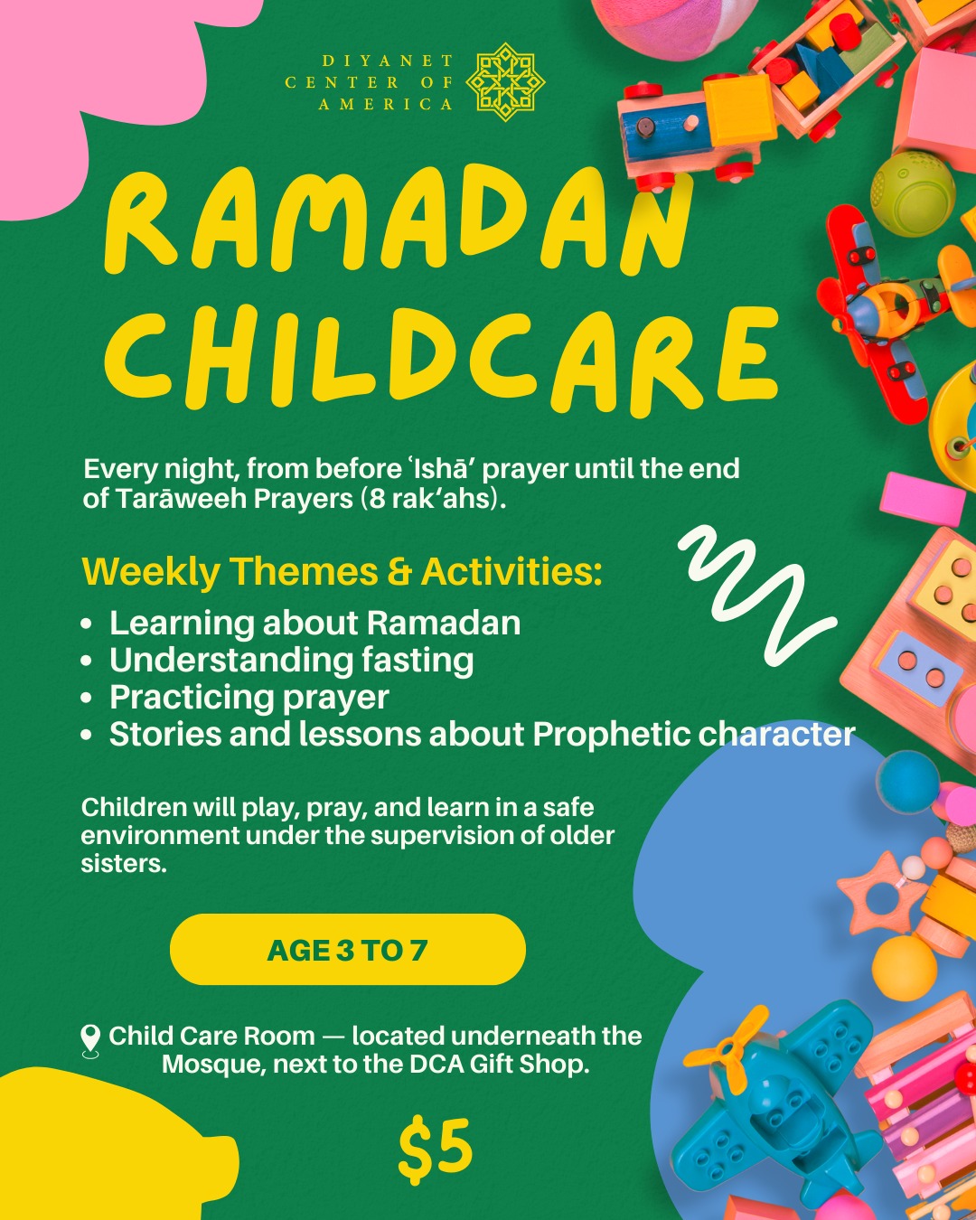 Ramadan Childcare Flyer
