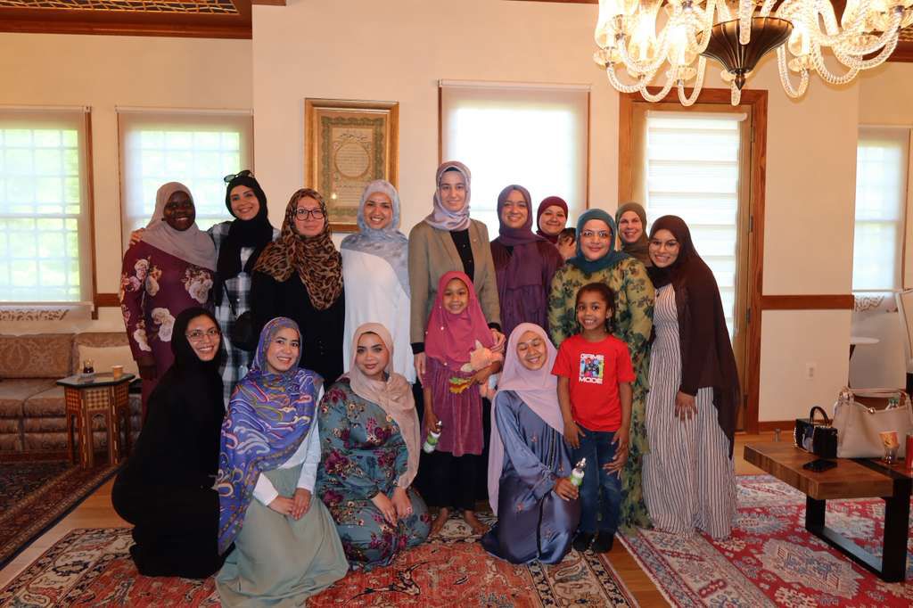 Assoc. Prof. Dr. Sevde Düzgüner visiting Diyanet Center of America