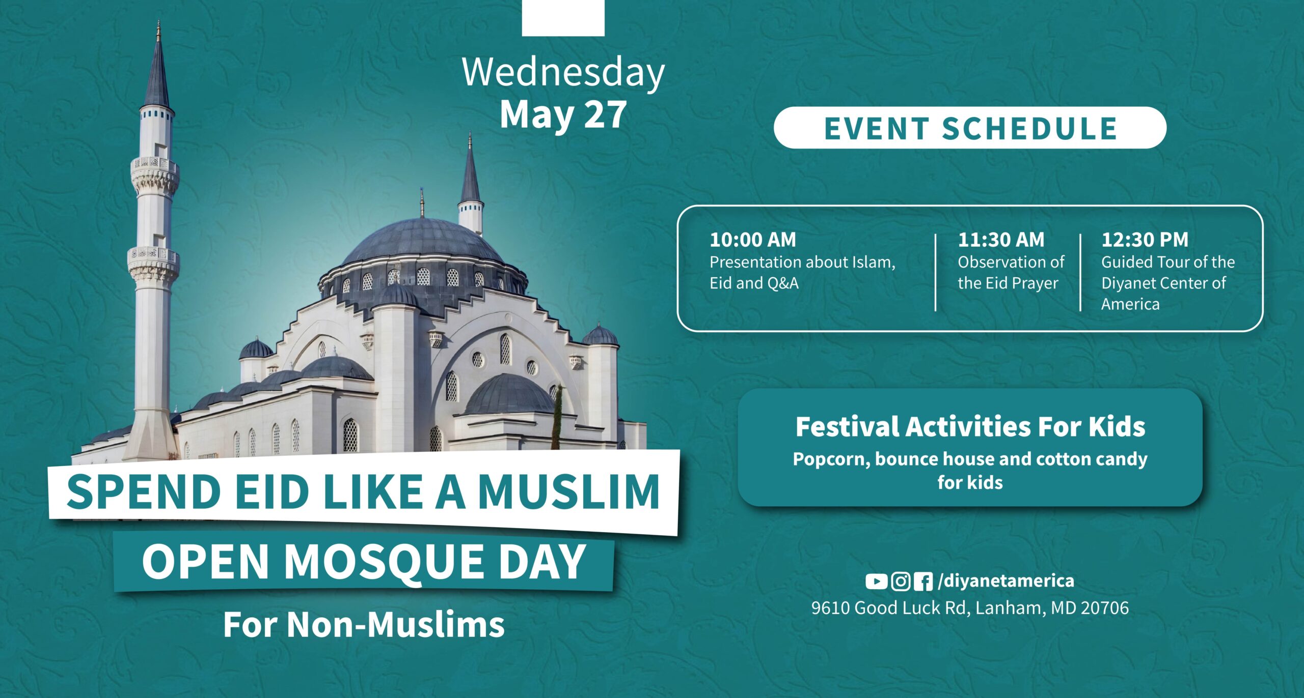 Open Mosque Day - Spend Eid Like a Muslim