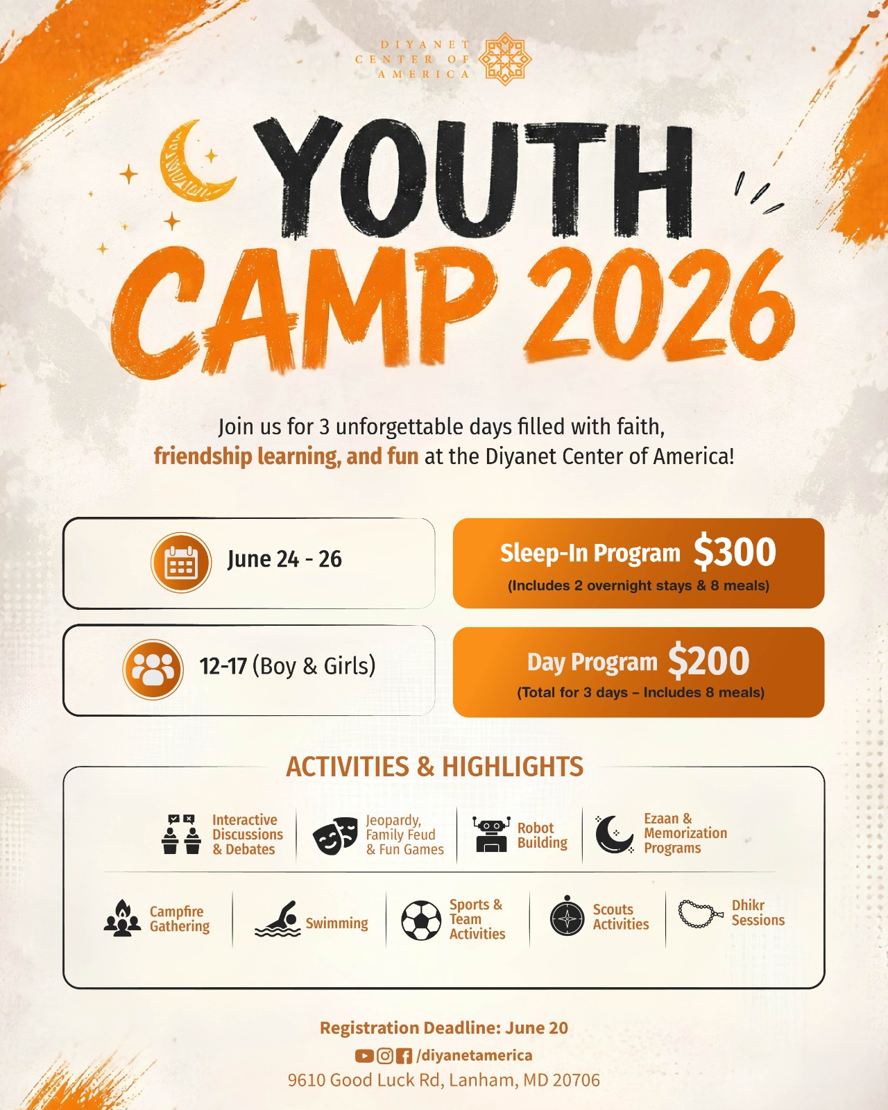 DCA Youth Camp 2026