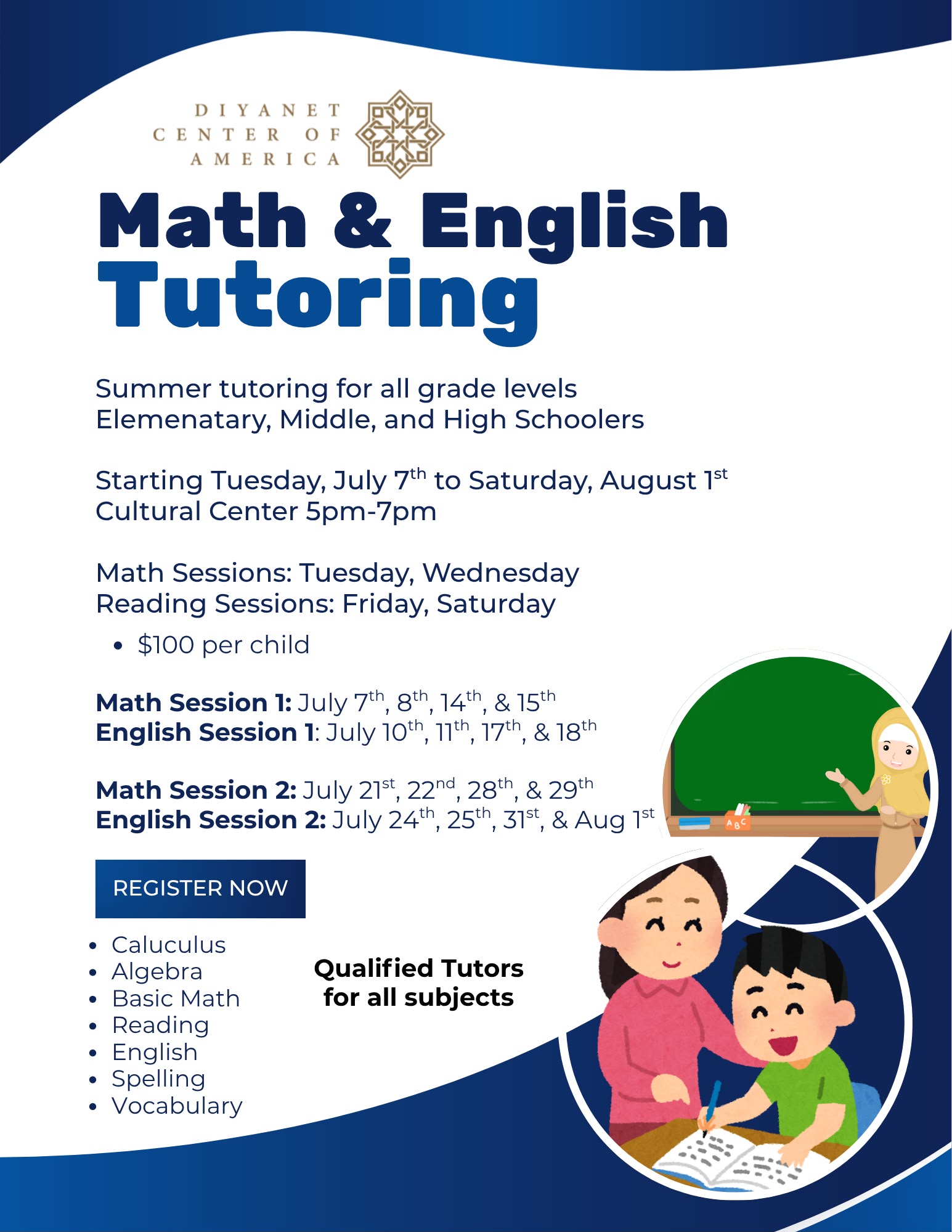 Math and English Tutoring