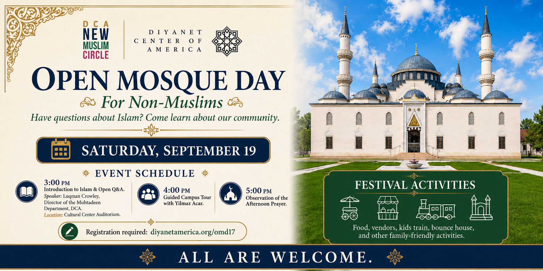 Open Mosque Day Flyer