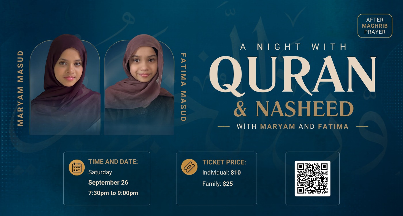 A Night with Quran & Nasheed Flyer