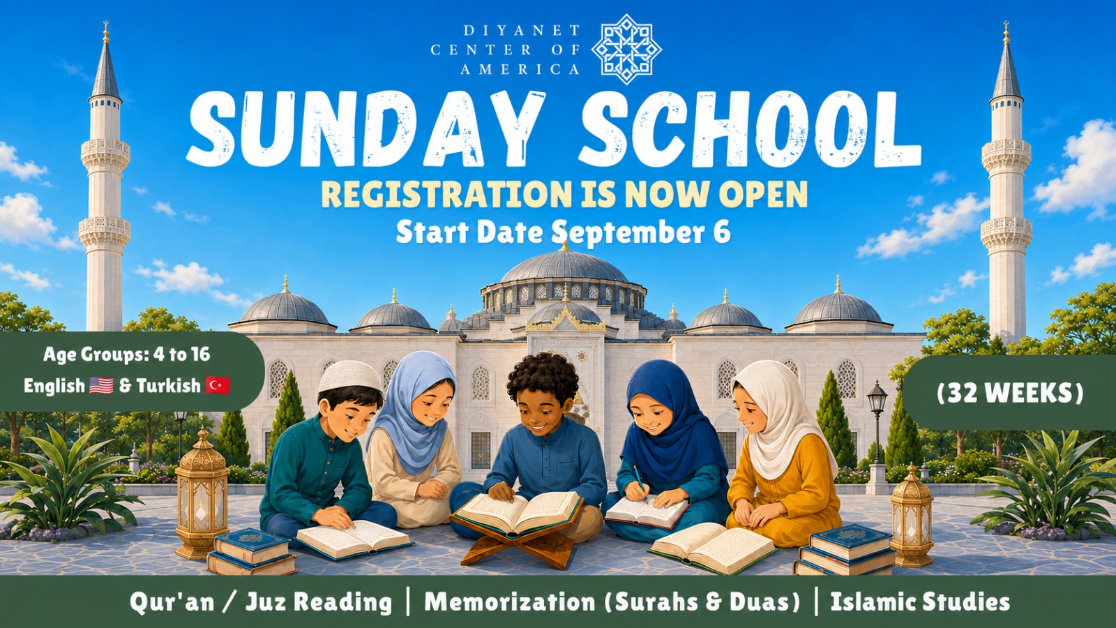 DCA Sunday School 2026-2027 Registration