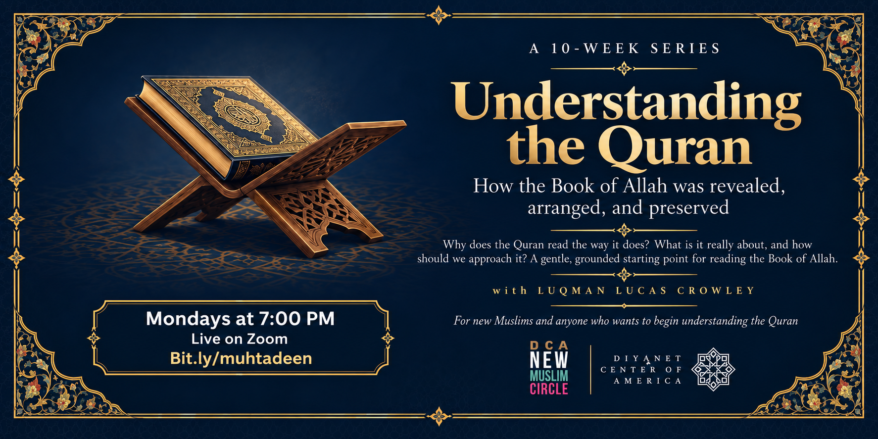 Understanding the Quran Course Brochure Flyer